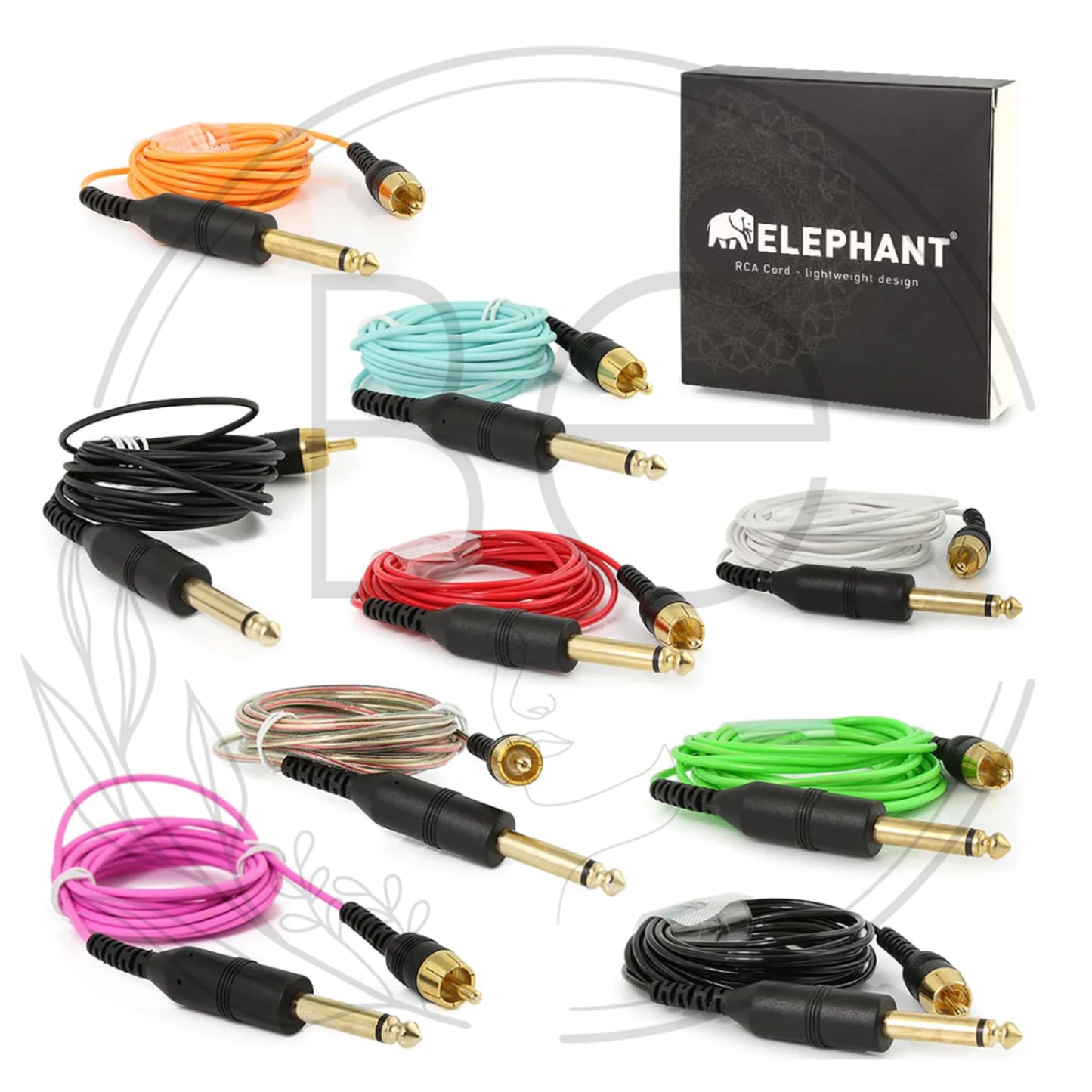 Elephant - Lightweight RCA Cords - Angled