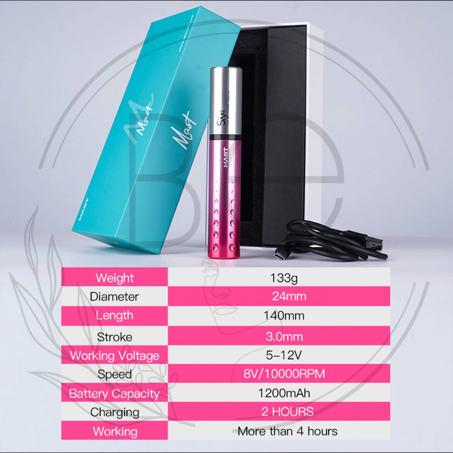 Mast PMU Siya Wireless Rotary Pen Machine