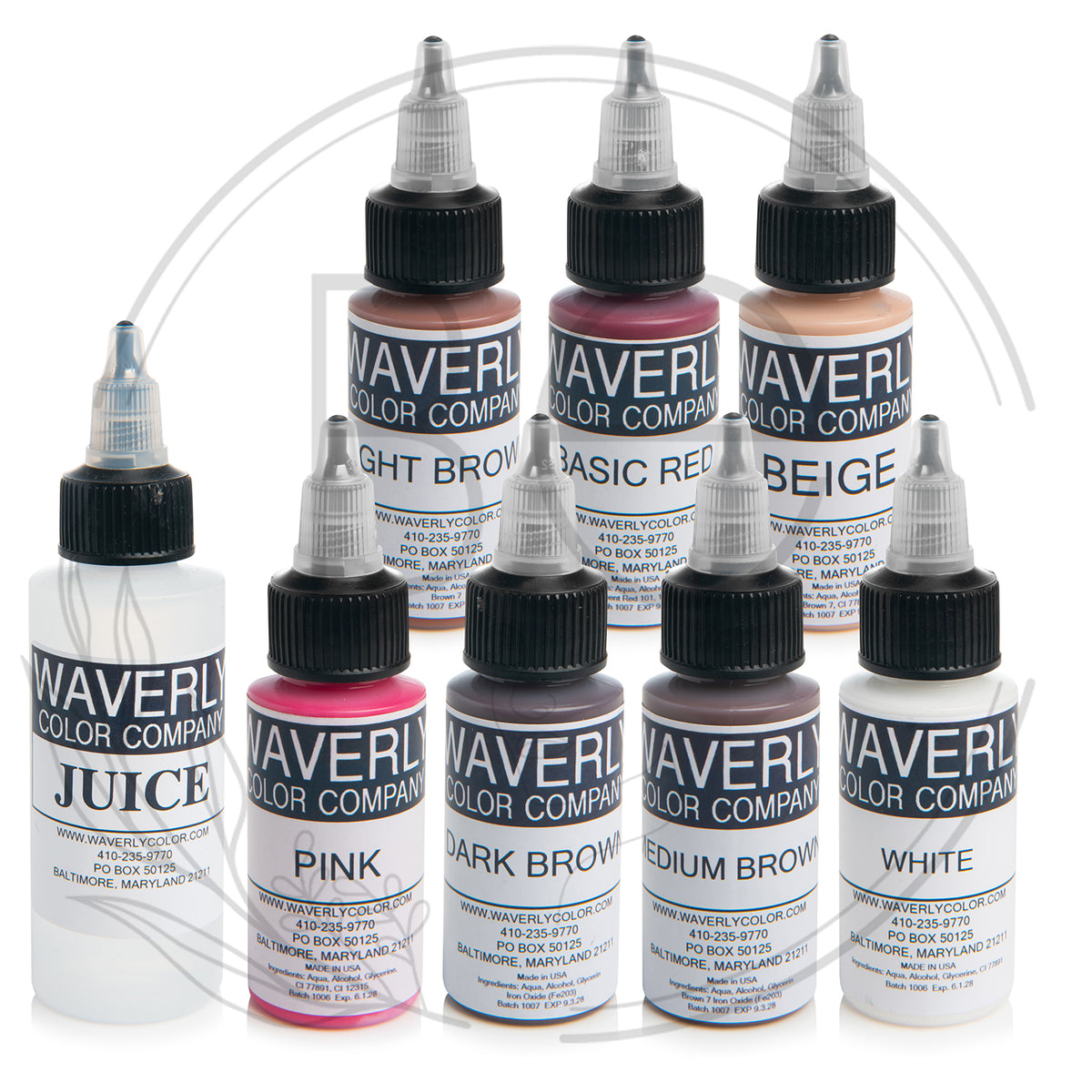 Waverly Color - Areola Cosmetic Pigment Set