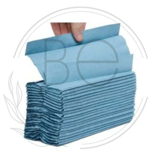 Blue 1ply - Z Fold Hand Towel