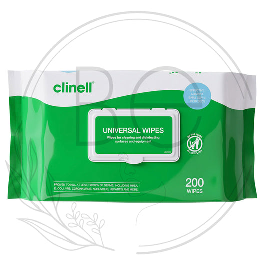 Clinell Wipes - Sanitising Anti-Bacterial x 200
