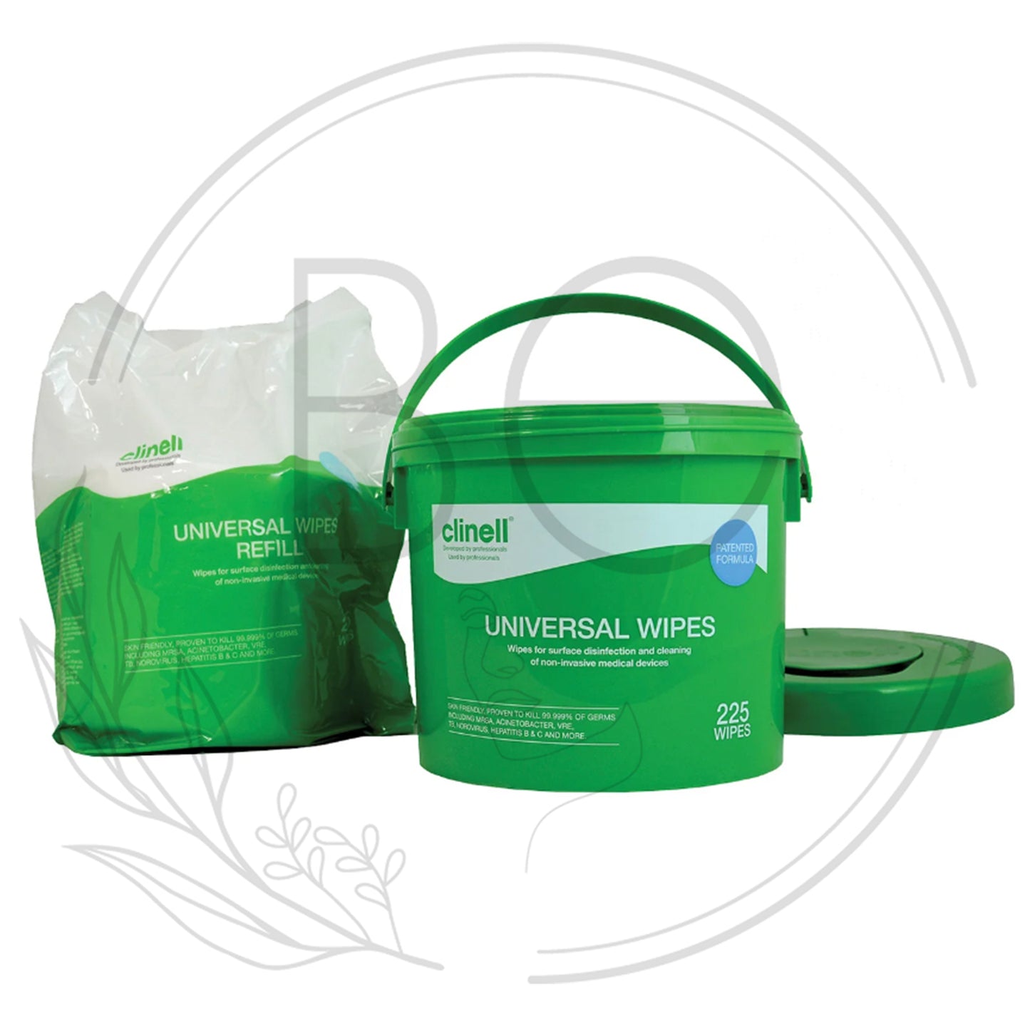 Clinell Universal Sanitising Wipes x 225 (Bucket) & (Refills)