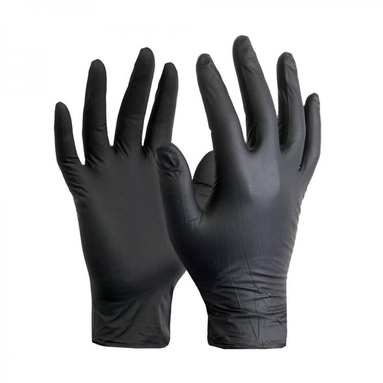 Uniglove Black Pearl Nitrile Gloves - OFFER