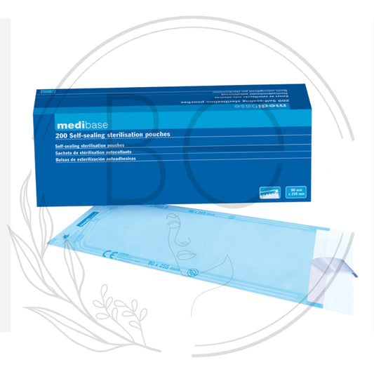 Medibase Self-Seal Sterilisation Autoclave Pouches.