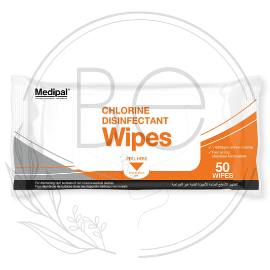 Medipal Chlorine Surface Wipes - Pack of 50