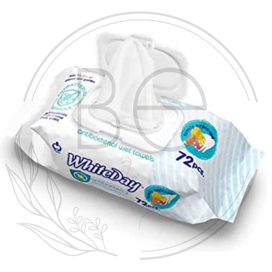 Whiteday Antibacterial Cleaning Wipes - Pack of 72
